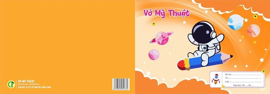 Vở Mỹ thuật Trường Tiểu học Hưng Long
