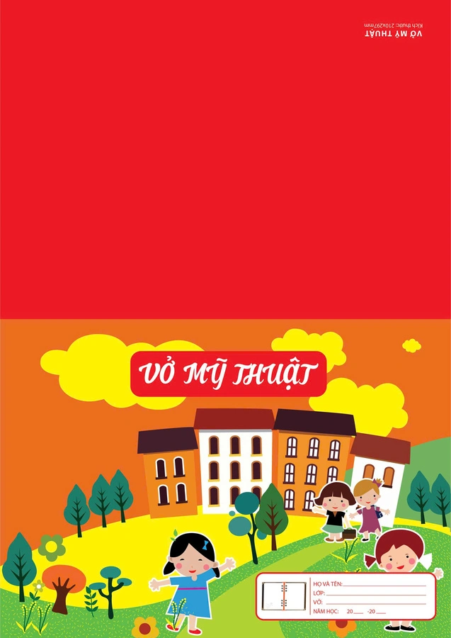 Vở Mỹ thuật Trường Tiểu học Tân Hương